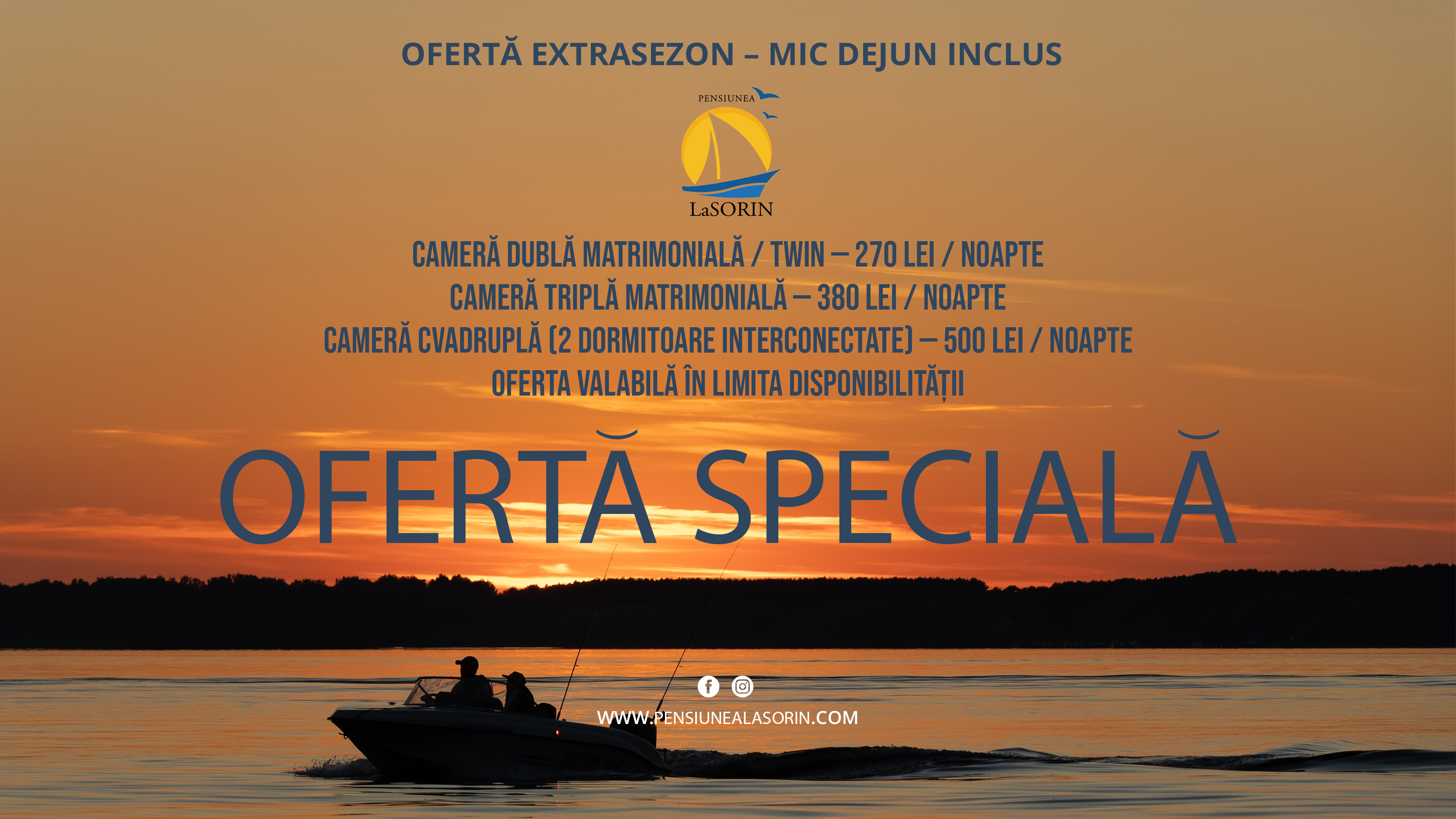 oferta extrasezon PENSIUNEA LASORIN EXCURSII IN DELTA OFERTA SPECIALA PENSIUNEA LASORIN